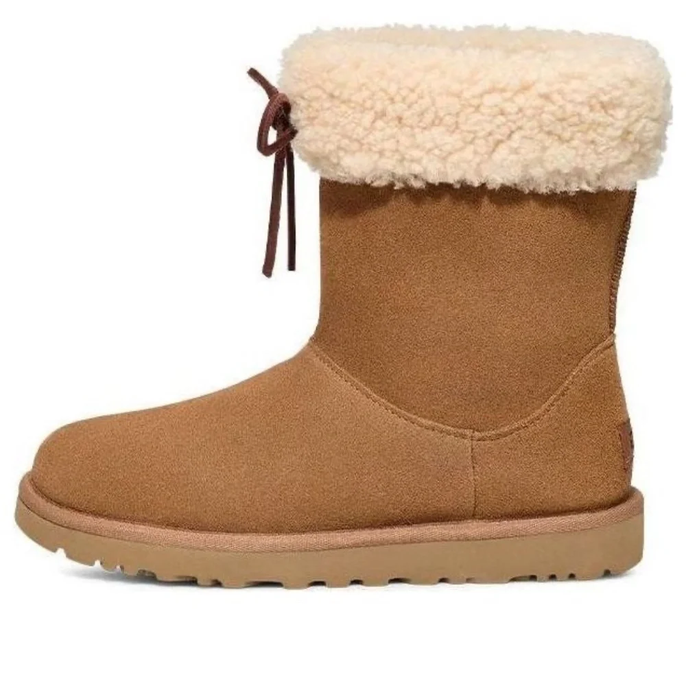 UGG Sarissa Shearling Short Boot 'Chestnut'